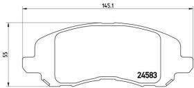 BREMBO P18001 - PASTILLA DE FRENO