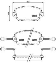 BREMBO P23007 - PASTILLA FRENO TURISMO