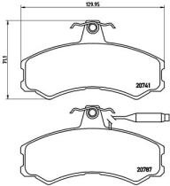 BREMBO P23022 - PASTILLA DE FRENO