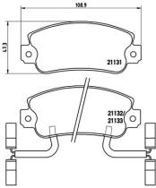 BREMBO P23031 - PASTILLA DE FRENO