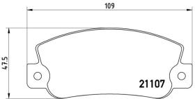 BREMBO P23032 - PASTILLA DE FRENO