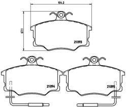 BREMBO P23034 - PASTILLA DE FRENO