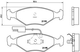 BREMBO P23039 - PASTILLA DE FRENO