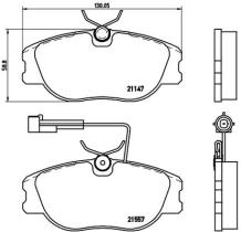 BREMBO P23043 - PASTILLA DE FRENO