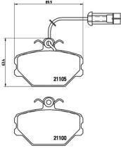 BREMBO P23044 - PASTILLA DE FRENO