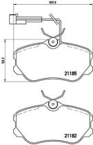 BREMBO P23045 - PASTILLA DE FRENO