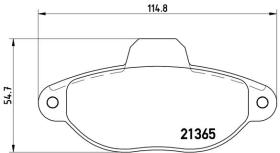 BREMBO P23054 - PASTILLA DE FRENO