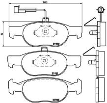 BREMBO P23057 - PASTILLA DE FRENO