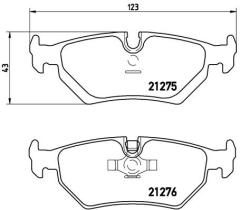 BREMBO P23062 - PASTILLA DE FRENO