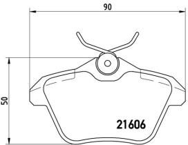 BREMBO P23067 - PASTILLA DE FRENO