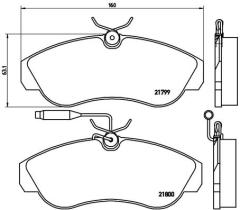 BREMBO P23069 - PASTILLA DE FRENO