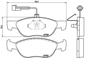 BREMBO P23071 - PASTILLA DE FRENO