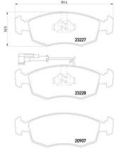 BREMBO P23076 - PASTILLA TURISMO