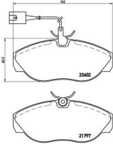 BREMBO P23083 - PASTILLA DE FRENO