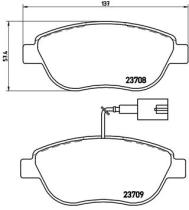 BREMBO P23087 - PASTILLA DE FRENO