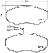 BREMBO P23091 - PASTILLA DE FRENO