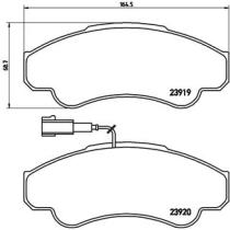 BREMBO P23092 - PASTILLA DE FRENO