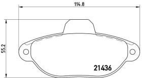 BREMBO P23096 - PASTILLA DE FRENO