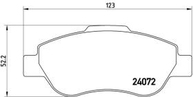 BREMBO P23097 - PASTILLA DE FRENO