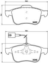 BREMBO P23103 - PASTILLA DE FRENO