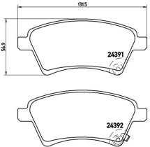 BREMBO P23105 - PASTILLA DE FRENO