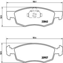 BREMBO P23118 - PASTILLA DE FRENO