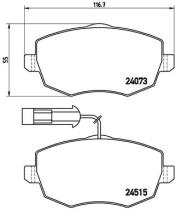 BREMBO P23127 - PASTILLA DE FRENO