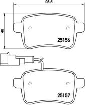 BREMBO P23133 - PASTILLA DE FRENO