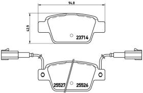 BREMBO P23135 - PASTILLA DE FRENO