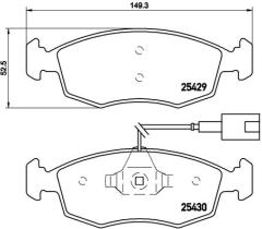 BREMBO P23138 - PASTILLA DE FRENO