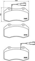 BREMBO P23139 - PASTILLA DE FRENO