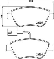 BREMBO P23141 - PASTILLA DE FRENO