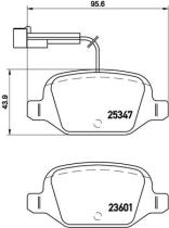 BREMBO P23146 - PASTILLA DE FRENO