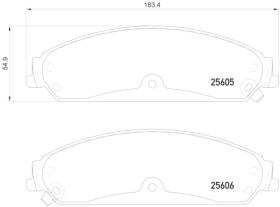 BREMBO P23149 - PASTILLA DE FRENO