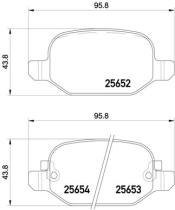 BREMBO P23150 - PASTILLA DE FRENO