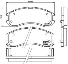 BREMBO P24024 - PASTILLA DE FRENO