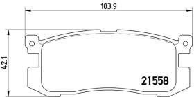 BREMBO P24025 - PASTILLA DE FRENO