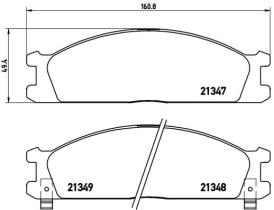 BREMBO P24026 - PASTILLA DE FRENO