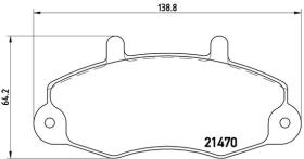 BREMBO P24032 - PASTILLA DE FRENO