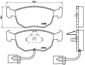 BREMBO P24035 - PASTILLA DE FRENO