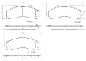 BREMBO P24041 - PASTILLA DE FRENO