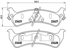 BREMBO P24042 - PASTILLA DE FRENO