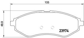 BREMBO P24048 - PASTILLA DE FRENO