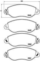 BREMBO P24053 - PASTILLA DE FRENO