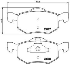 BREMBO P24056 - PASTILLA DE FRENO