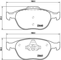 BREMBO P24058 - PASTILLA DE FRENO