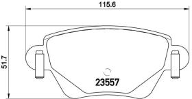 BREMBO P24059 - PASTILLA DE FRENO