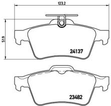 BREMBO P59042 - PASTILLA DE FRENO