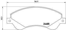 BREMBO P24065 - PASTILLA DE FRENO