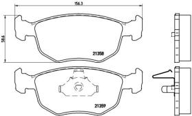 BREMBO P24069 - PASTILLA DE FRENO